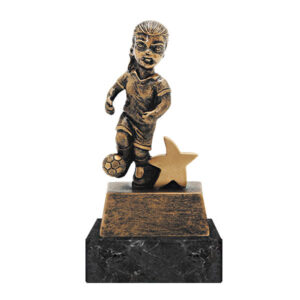 Trofeo Resina Niña Futbolista 24614