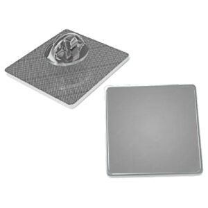 Piocha Broche Cuadrado Plateado (Pins)