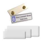 Piocha Placa con Broche + Domo (Pins)