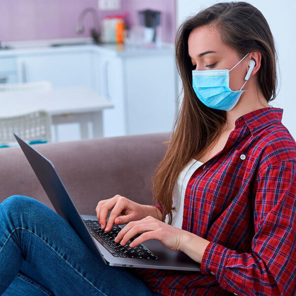 CAJA de 50 mascarillas de 3 capas No-médica / B.F.E. 90% - Imagen 7