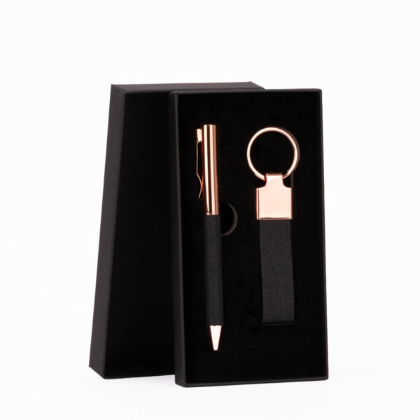 Set de Regalo "MINE" negro con detalles encobrizados. - Imagen 7