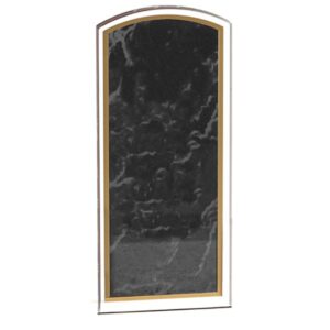 Acrílico color grabado láser negro SKU 23