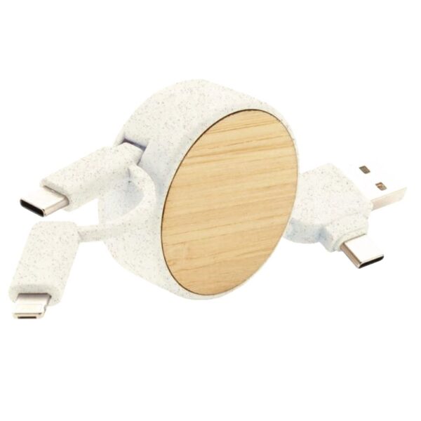 Cable Conector Multicargador Bamboo T61 - Imagen 6