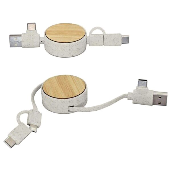 Cable Conector Multicargador Bamboo T61 - Imagen 7