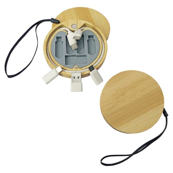 Cable Conector Multicargador de Bamboo T63 - Imagen 6