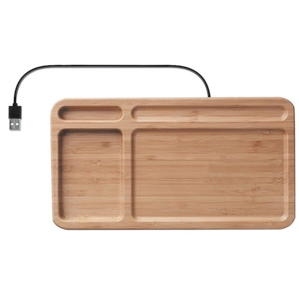 Cargador Inalámbrico Escritorio Bamboo T70 - Imagen 8
