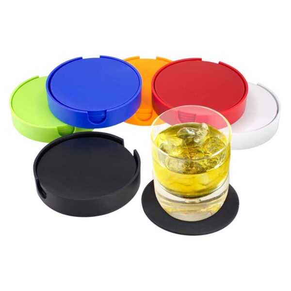 Set de Posavasos Plásticos Redondos - Imagen 8