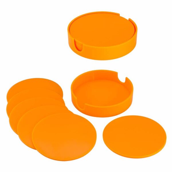 Set de Posavasos Plásticos Redondos - Imagen 5