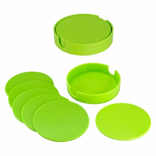 Set de Posavasos Plásticos Redondos - Imagen 7