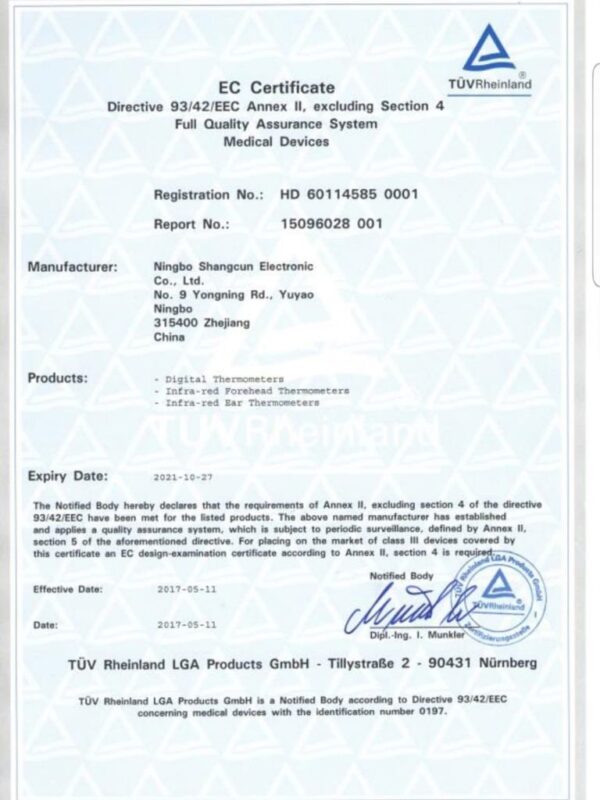 Termómetro Infrarrojo FI06 - Imagen 5