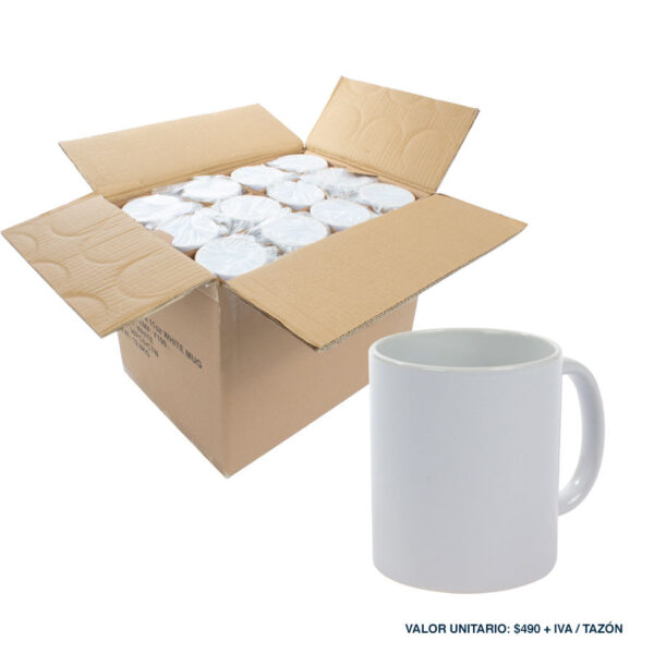 Cartón de 36 tazones 350cc sublimación - Imagen 8