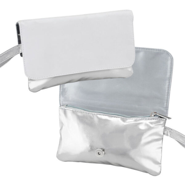 Cosmetiquero Plateado Sublimación - Imagen 5
