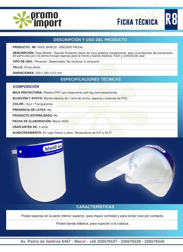 Set de 10 Face Shield - Escudo Facial - Imagen 9