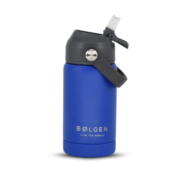 Botella Insulada Kids 355 ml - Blue/Grey (Muestra) - Imagen 5