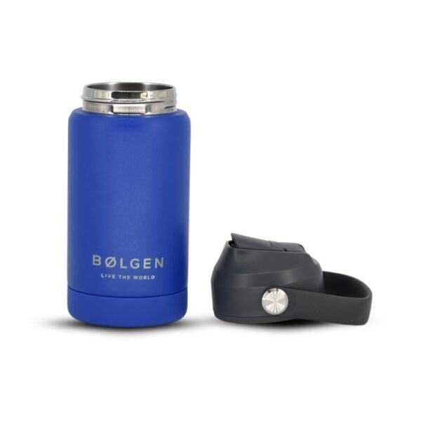 Botella Insulada Kids 355 ml - Blue/Grey (Muestra) - Imagen 6