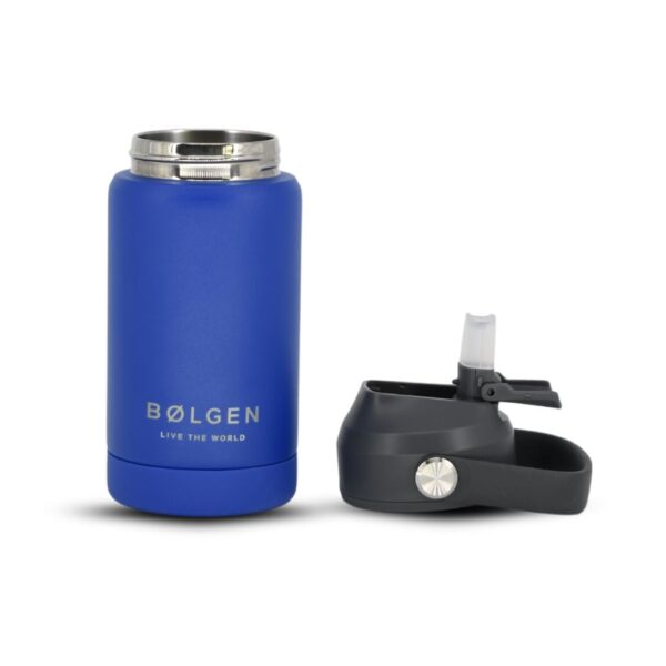 Botella Insulada Kids 355 ml - Blue/Grey (Muestra) - Imagen 7