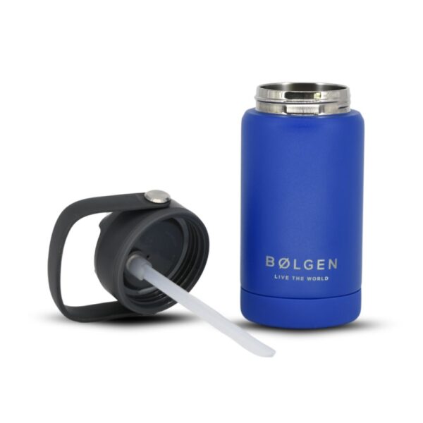 Botella Insulada Kids 355 ml - Blue/Grey (Muestra) - Imagen 8