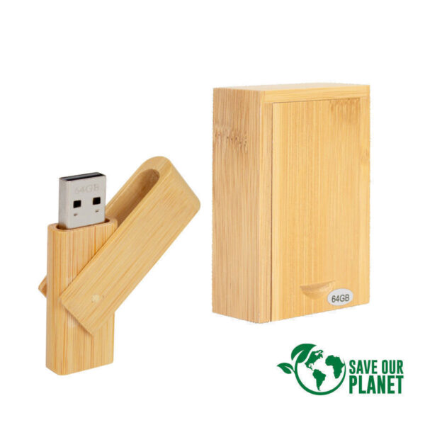 USB Pendrive giro 64GB de Bamboo - Imagen 10