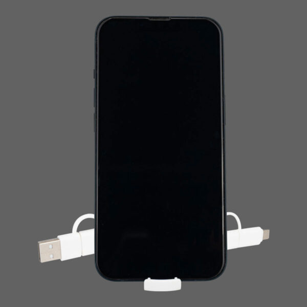 Connect Multicargador Retráctil 4 en 1 de ABS/Bamboo - Imagen 5