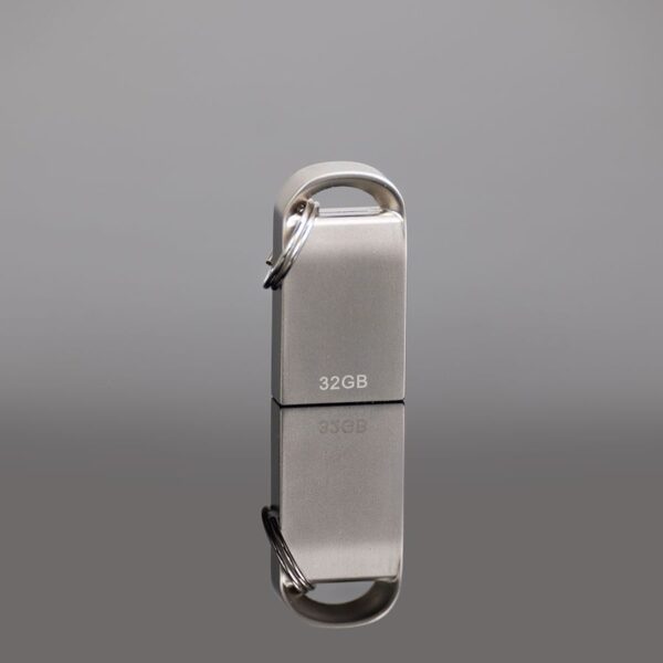 USB 2.0 Mini-Pendrive "Lock" de Acero inoxidable 32GB - Imagen 7