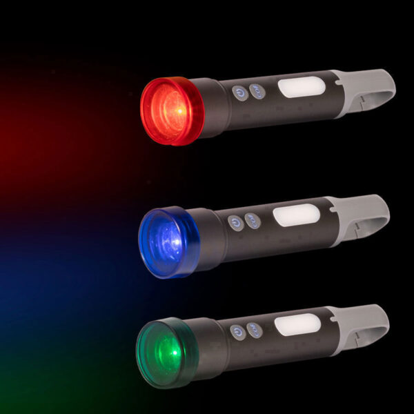 USB Linterna Táctica y lámpara recargable "HOOK" 15-en-1 - Imagen 7