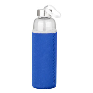 Botella de Vidrio Borosilicato con Funda de Neopreno 580cc