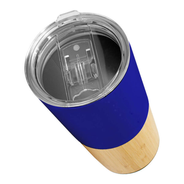 Mug metálico/bamboo "AURUS" 500cc - Imagen 7