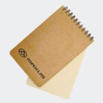 Libreta corporativa apuntes tapa kraft