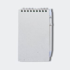 Libreta ecológica de cajas de leche