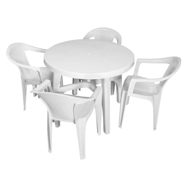 Mesa Plástica Redonda - Imagen 6