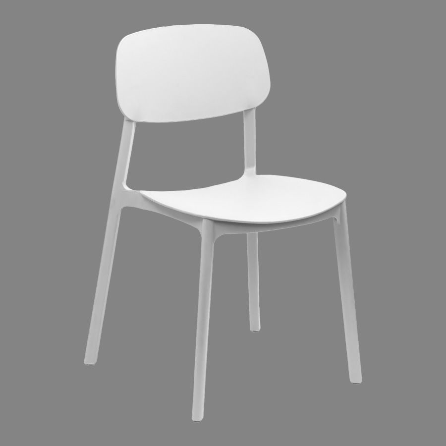 Silla apilable de plástico rígido "MARVIN" - Imagen 3