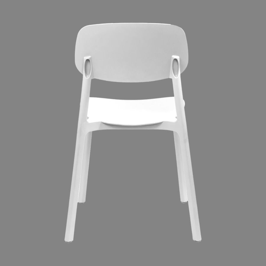 Silla apilable de plástico rígido "MARVIN" - Imagen 2