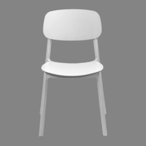 Silla apilable de plástico rígido "MARVIN"