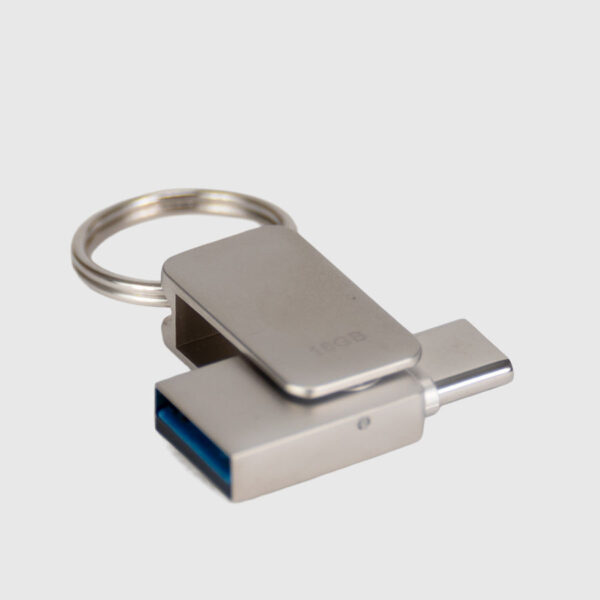 USB 3.0 Mini-Pendrive "Giro" de Acero inoxidable 16GB - Imagen 6