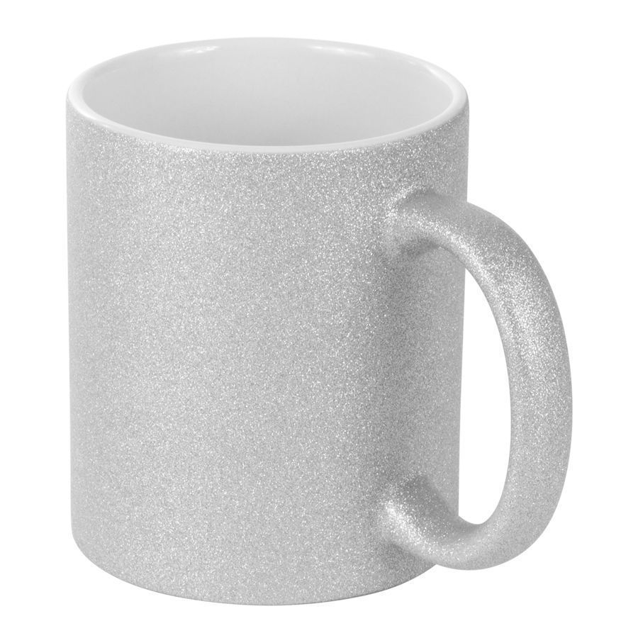 Tazón Glitter Plateado 350cc Sublimación - Imagen 2