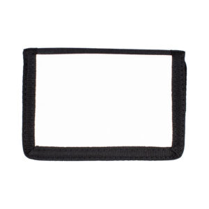 Billetera de tela negra, para Sublimación